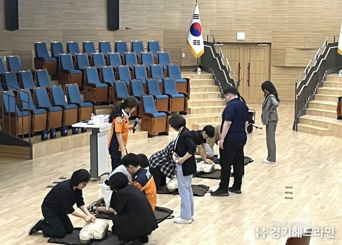 심폐소생술 실습 교육