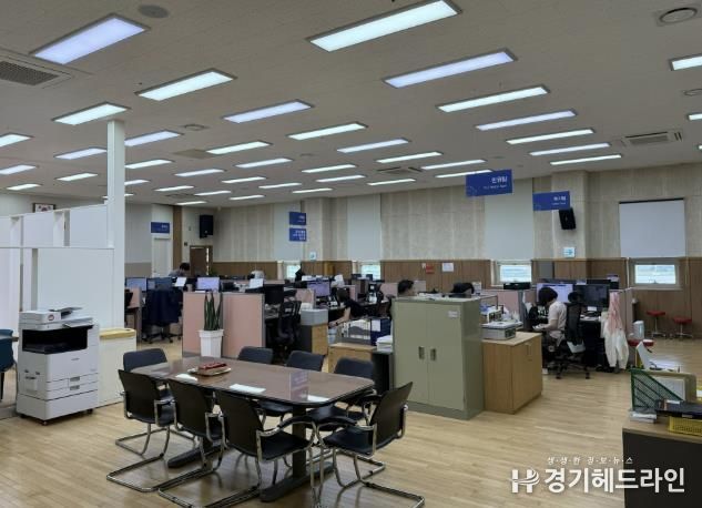 강상면사무소 임시 청사