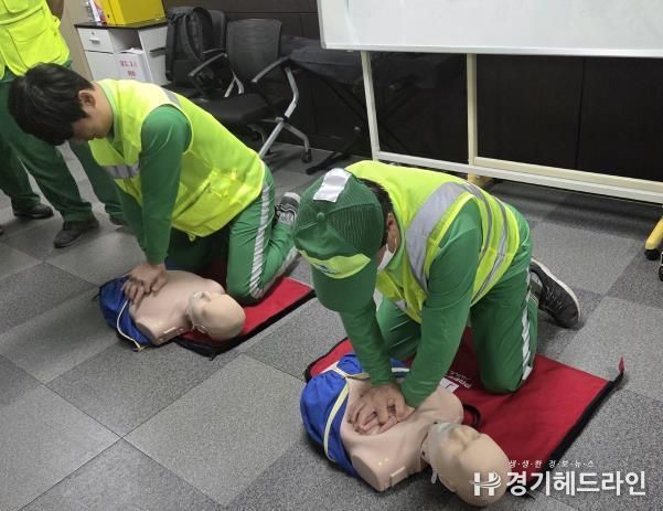 수원특례시 장안구 파장동, 현업업무 종사자 대상 응급처치교육 실시