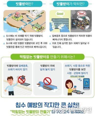 막힘없는 빗물받이 만들기 홍보