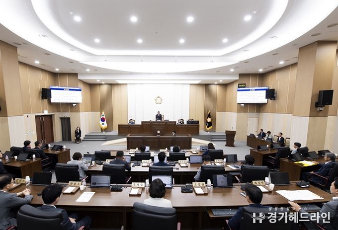 제259회 정례회 제2차 본희의 전경