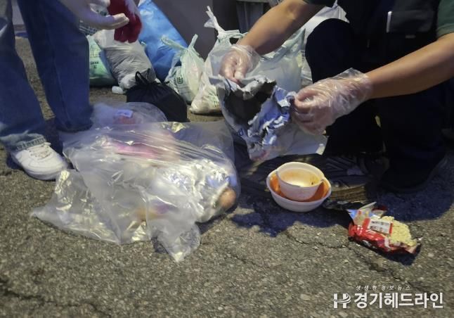 수원특례시 영통구, 쓰레기 무단투기 야간단속 실시