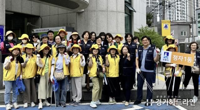 수원특례시 장안구 정자1동, 장마철 대비 우수전 집중 정비 실시