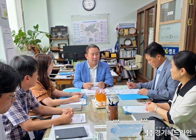 김철진 도의원, 반달섬 학교민원관련 안산교육청과 간담회 개최