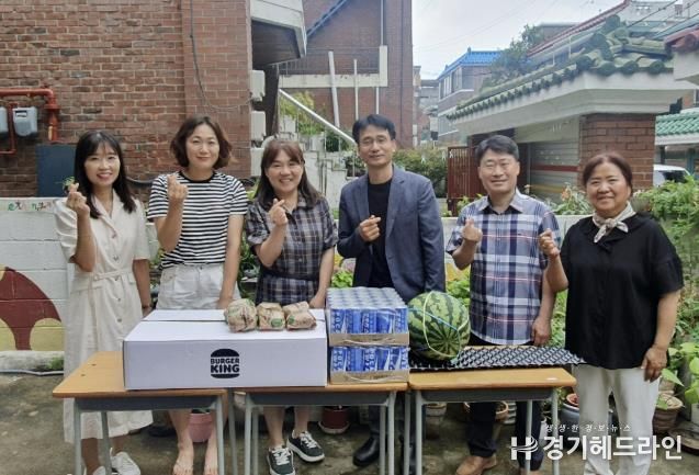 수원특례시 권선구 권선1동 통장협의회, 지역아동센터 간식 나눔 행사