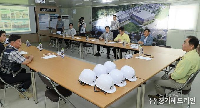 정장선 평택시장 폭염 대응 현장 점검