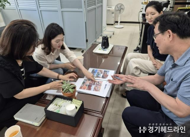 경기도의회 장윤정 의원, 안산 양지중 방문…