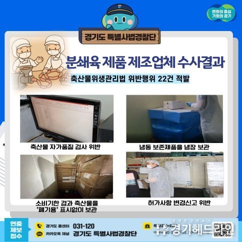 분쇄육제품 제조업체 불법행위
