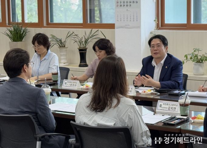 경기도의회 김현석 의원, 과천중앙고 학교시설 실태 점검