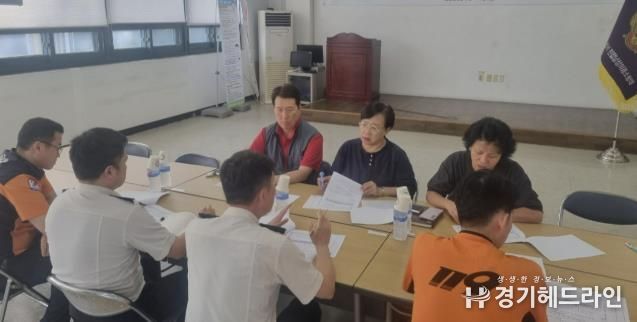 경기도의회 조미자 의원, 진접119안전센터 승강기 설치 방안 논의