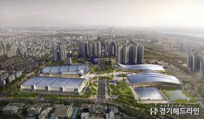 킨텍스 제1, 2, 3전시장 조감도