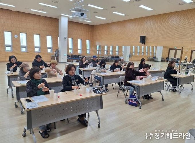 의정부시 송산3동 주민자치회, 환경친화 천연제품 만들기 체험 실시