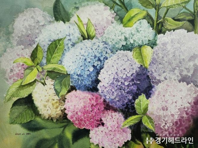 붓끝에서 피어난 평생학습, ‘꿈나무 수채화 동아리전’ 개최