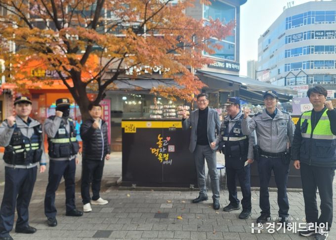 ‘먹고 놀자 옥정에서’… 양주시, 불법광고물 방지 시트로 지역 상권 살린다