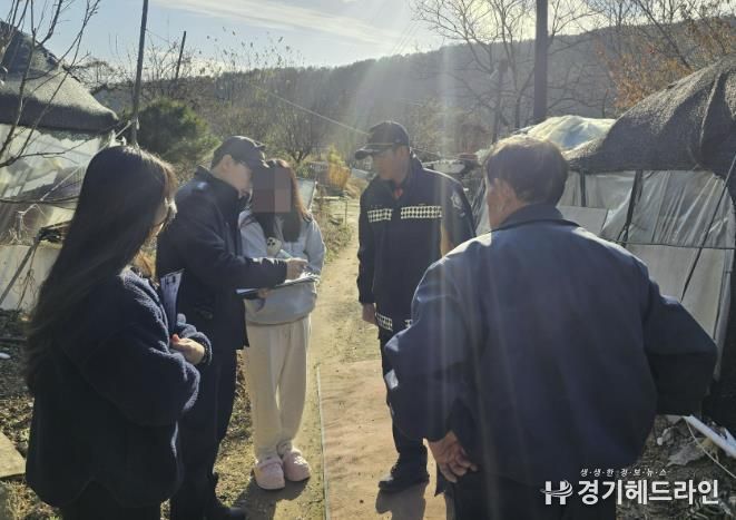 수원시 장안구 연무동, 겨울철 대설 대비 주거용 비닐하우스 점검