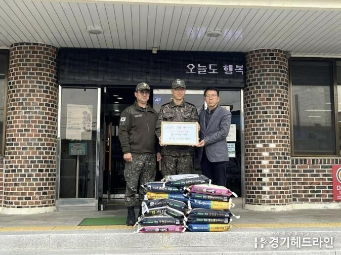 81전차대대, 포천시 이동면에 이웃돕기 쌀 기탁