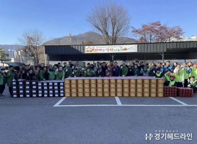 가평 청평면, 취약계층에 사랑의 김치 전달