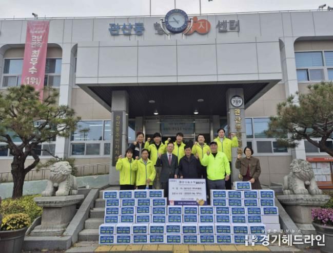 일산강선 로타리클럽, 고양시 관산동에 김장김치 70박스 기부