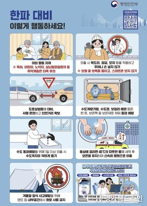 가평군보건소, 한파 대비 방문건강관리 강화