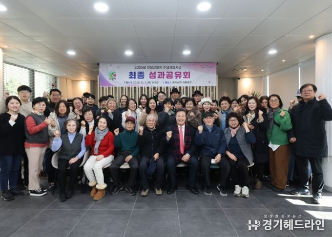 의왕시, 2025 마을공동체 주민제안사업 최종 성과공유회 개최