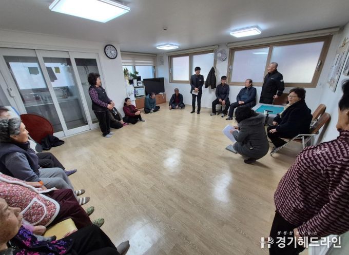 대월면, 병오년 새해맞이 경로당 방문