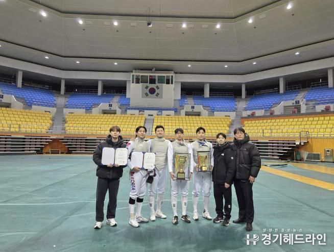 광주시청 펜싱팀, 전국 오픈선수권 단체전 우승·개인전 3위 쾌거