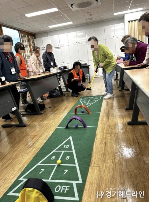 지난해 상록수치매안심센터에서 진행된 치매환자쉼터 프로그램.