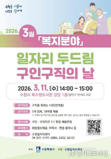 ‘3월 일자리 두드림 구인·구직의 날’ 홍보물.