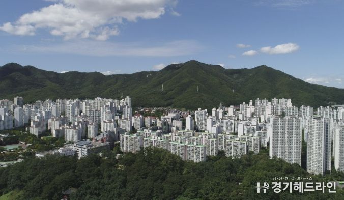 산본신도시 전경