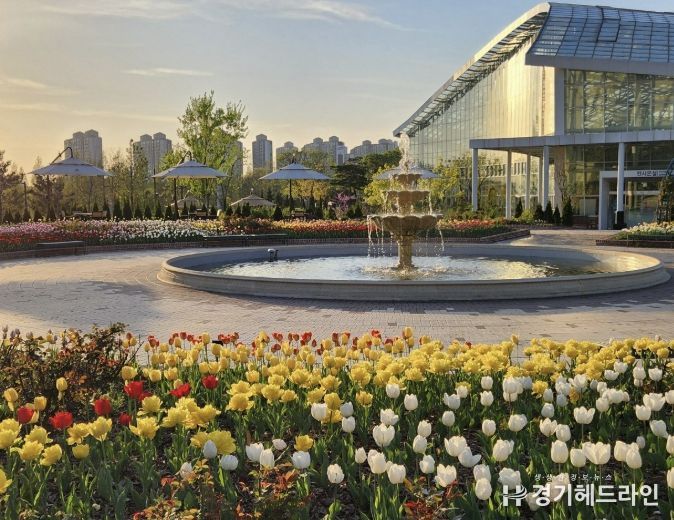 수원 일월수목원 정원