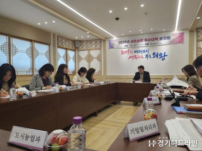 의왕시, 2026년 1분기 세외수입 징수대책 보고회 개최