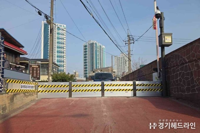 중랑천(신곡교 서울방향)