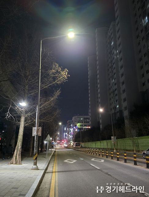의정부시, 금오지구 LED가로등 교체 추진…야간 안전환경 개선