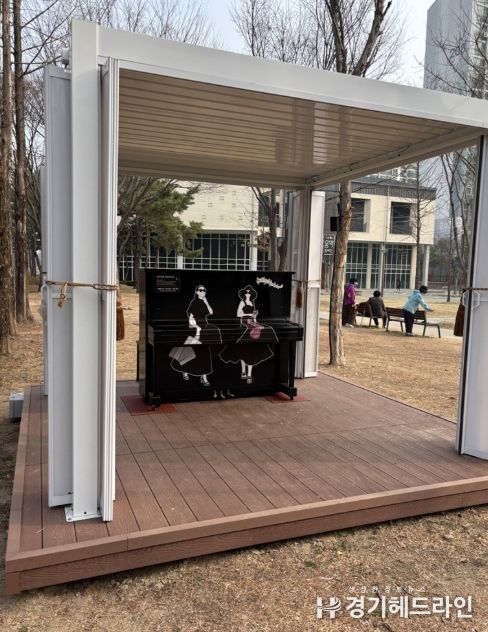 의정부시, 오래된 피아노 음악정원 속 ‘공유 피아노’로 재탄생