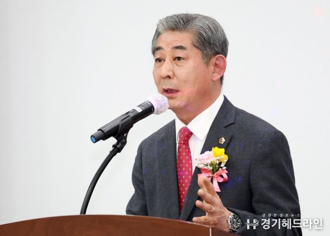 인천시의회 정해권 의장, 주민자치연합회장 이・취임식 참석