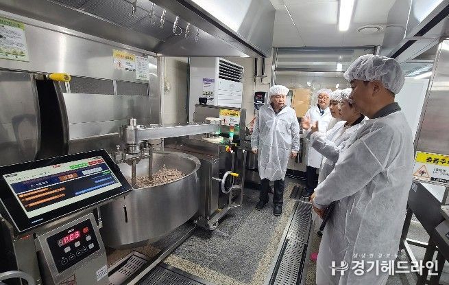 경기도시흥교육지원청, “학교급식 조리로봇” 도입 및 운영 현장 확인